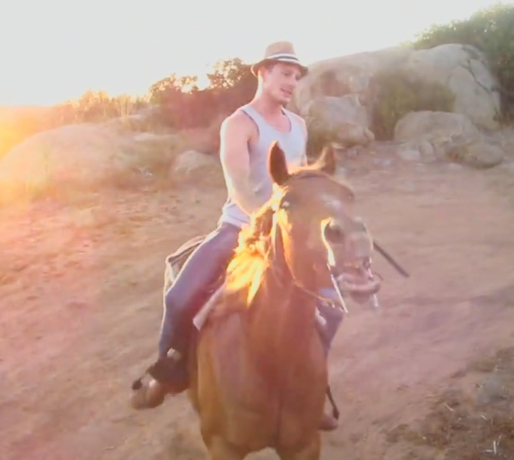 Brent Corrigan riding